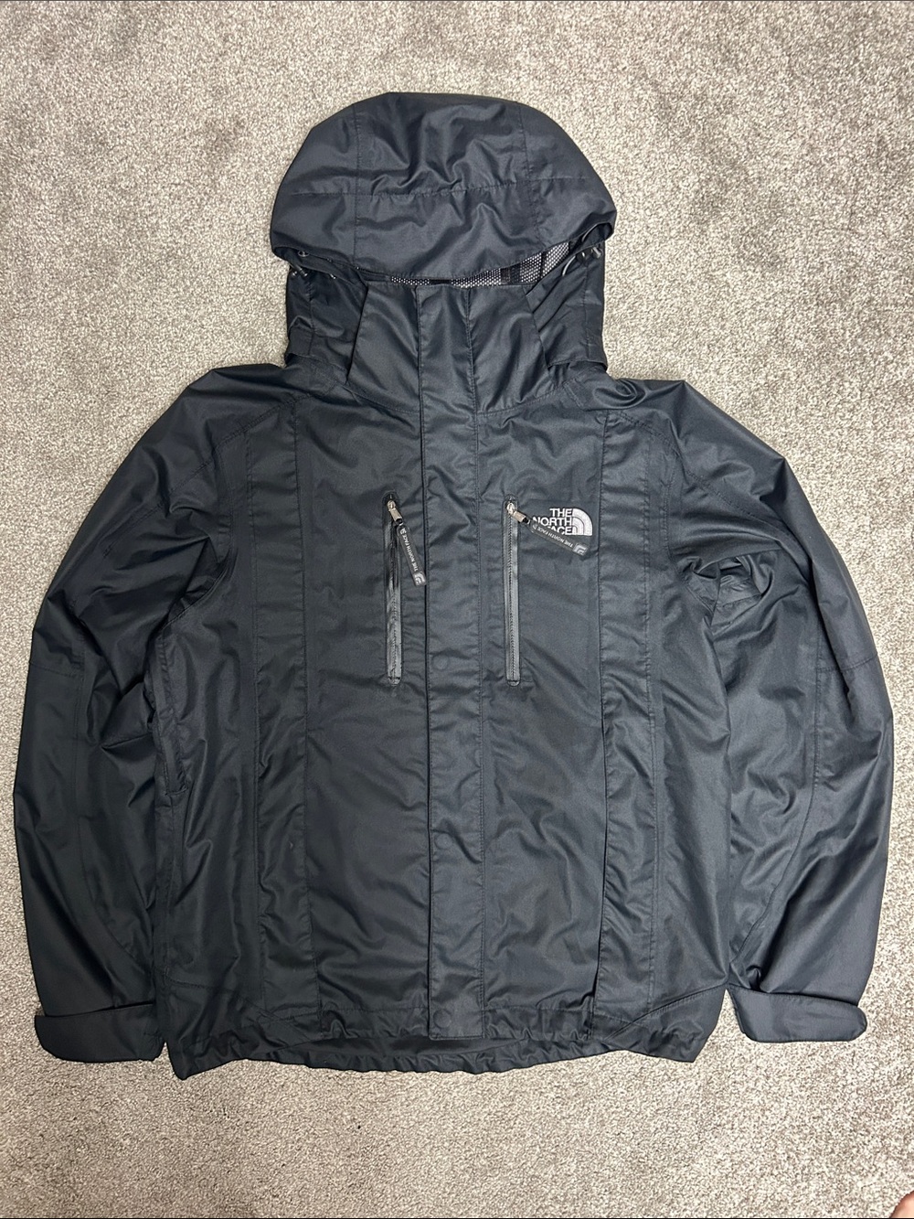 Vintage North Face Black Summit Series Gore-Tex Hiking Jacket